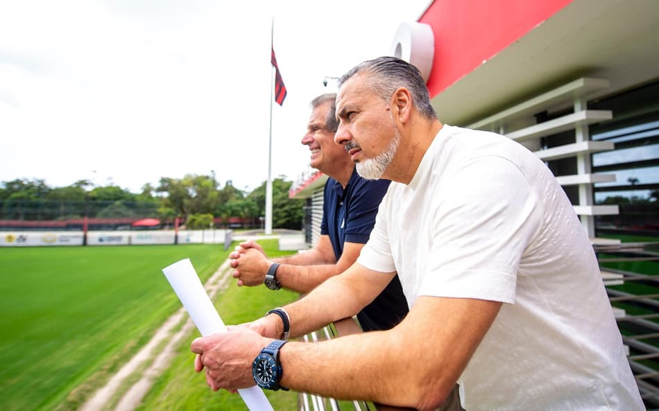 José Boto conheceu o CT do Flamengo acompanhado por Bap