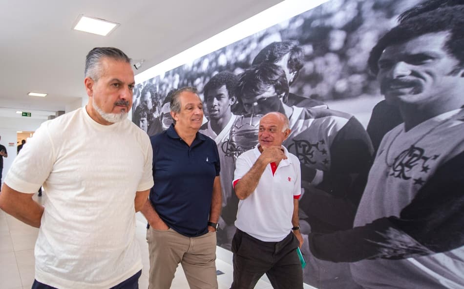José Boto conheceu o CT do Flamengo acompanhado por Bap