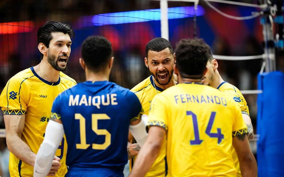 Seleção lidera a classificação geral da VNL