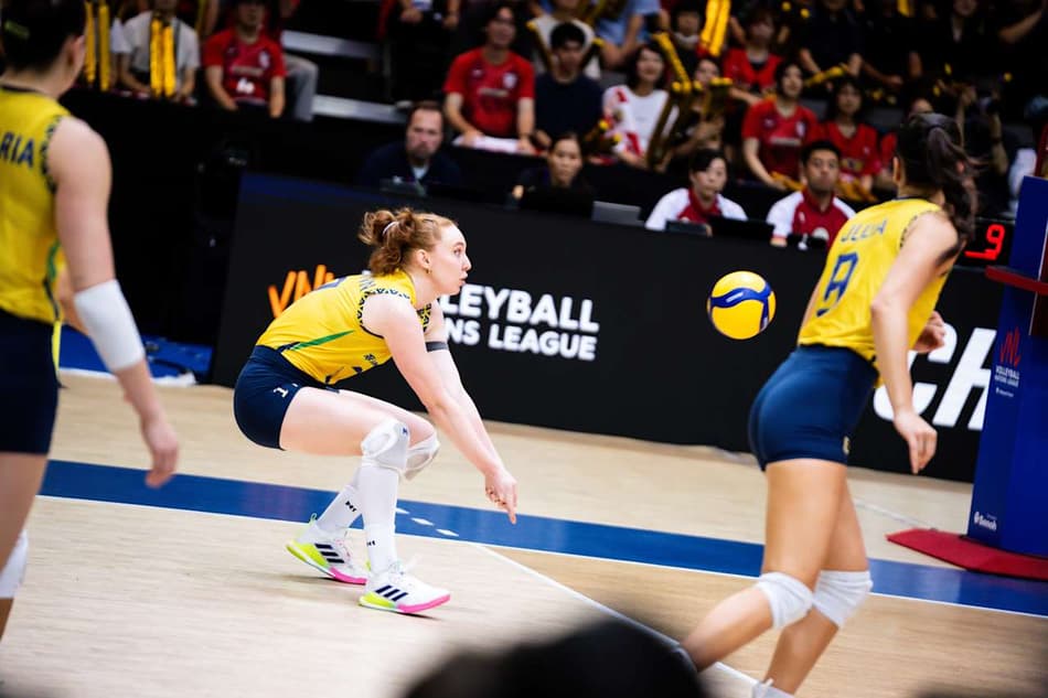 VNL: Imagens da vitória da Seleção feminina sobre o Japão