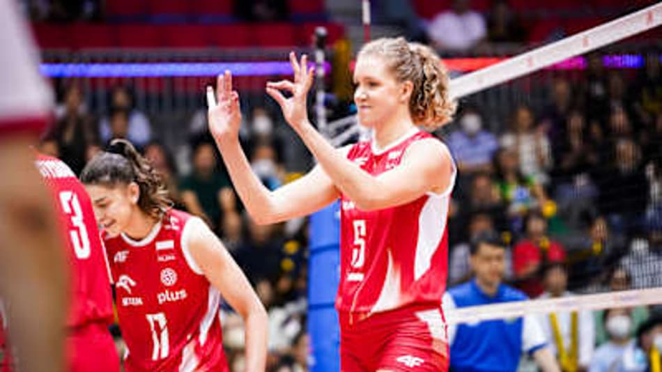 Brasil 3 x 1 Polônia, pela terceira etapa da VNL feminina (Foto: Divulgação/Volleyball Wolrd)