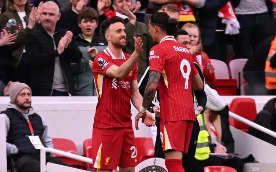 Diogo Jota e Darwin Núñez - Liverpool