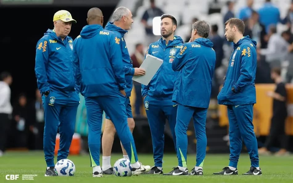 Carlo e Davide Ancelotti - Seleção Brasileira