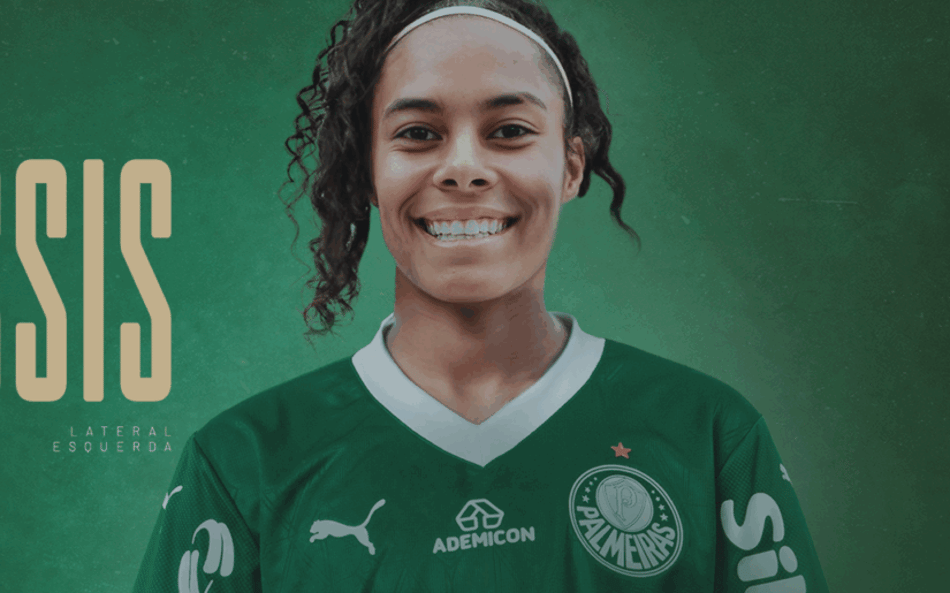 Emilly Assis é a nova jogadora do Palmeiras. (Foto: Palmeiras/Divulgação)