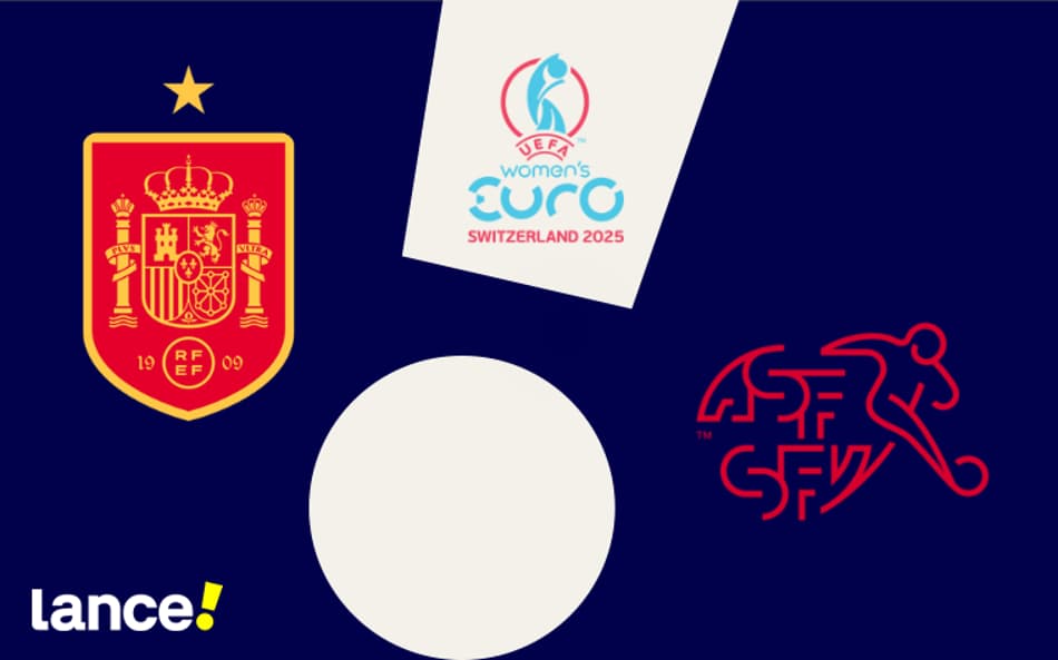 Espanha e Suíça duelam pela Eurocopa Feminina.