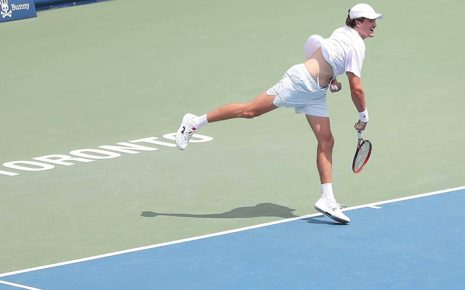 João Fonseca em treino em Toronto (Andrew Eichenholz/ATP Tour)