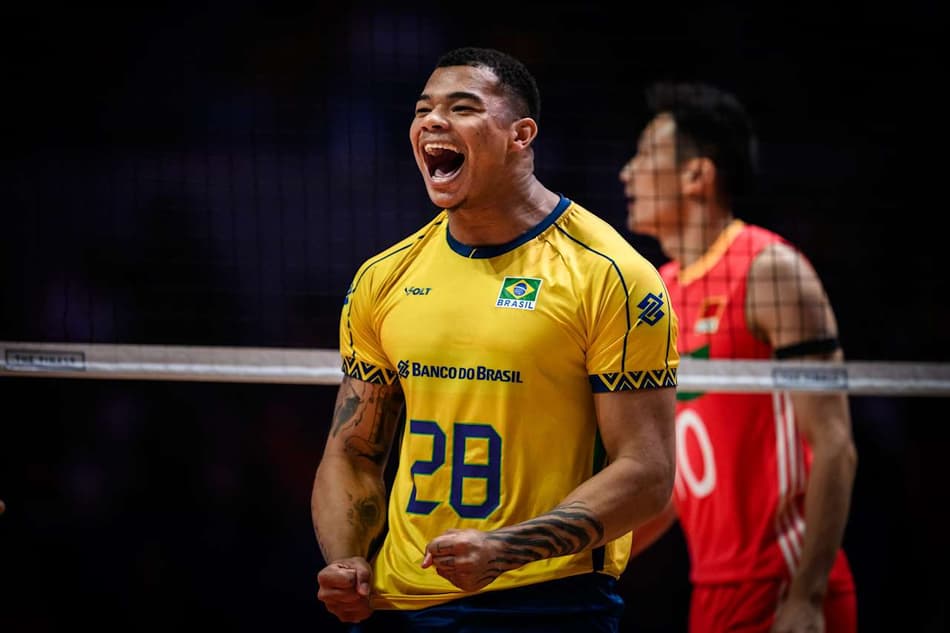 Brasil vence China pela VNL; veja imagens