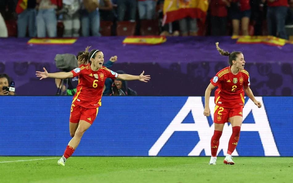 Aitana Bonmatí fez gol que garantiu Espanha na final da Eurocopa Feminina. (Foto: UEFA/Divulgação)