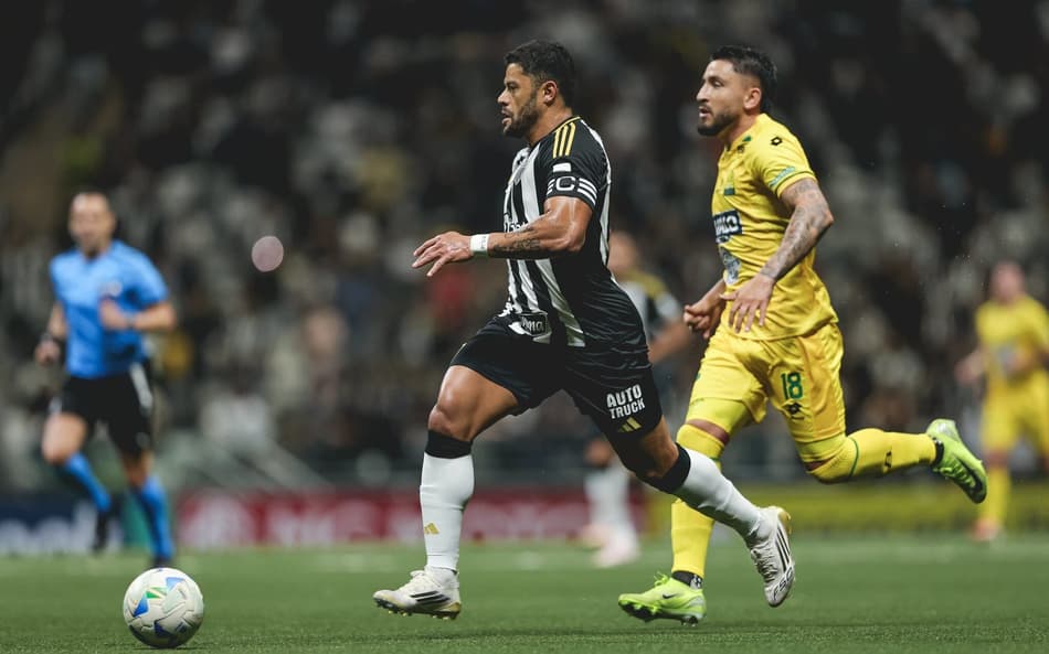 Hulk em ação contra o Bucaramanga (Foto: Divulgação / Atlético-MG)