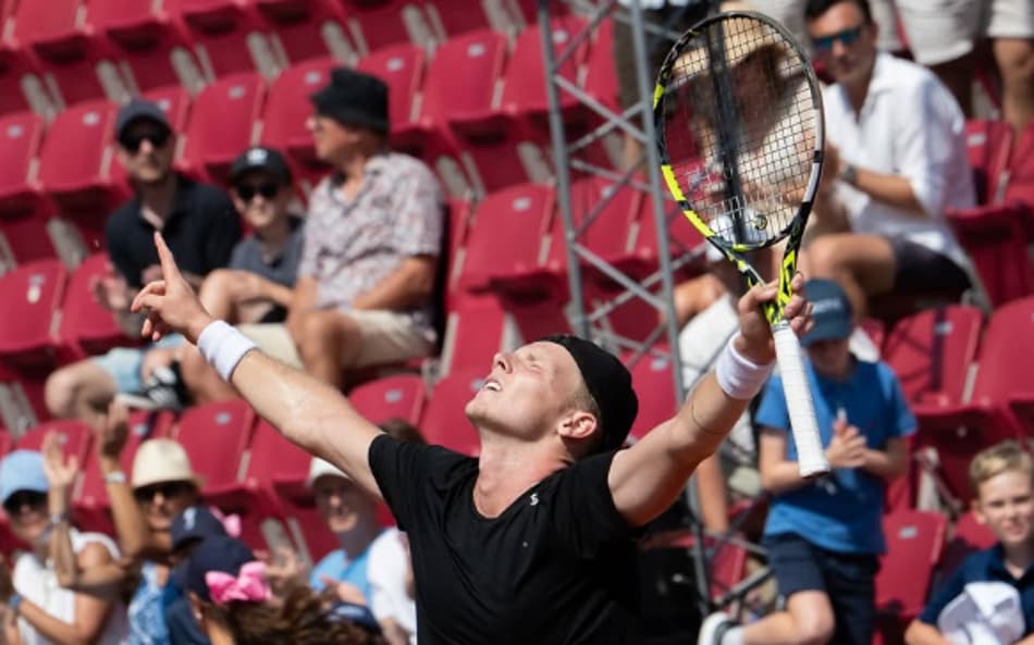 O holandês Jesper de Jong avança à final de Bastad (Divulgação)