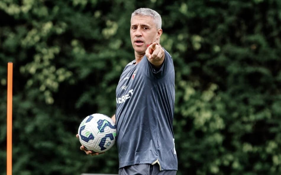 Hernán Crespo técnico São Paulo treino