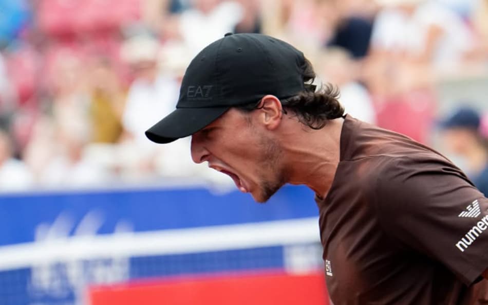 O italiano Luciano Darderi está na final de Bastad (Divulgação)