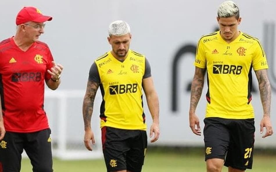 Gabigol, Dorival, Arrascaeta e Pedro