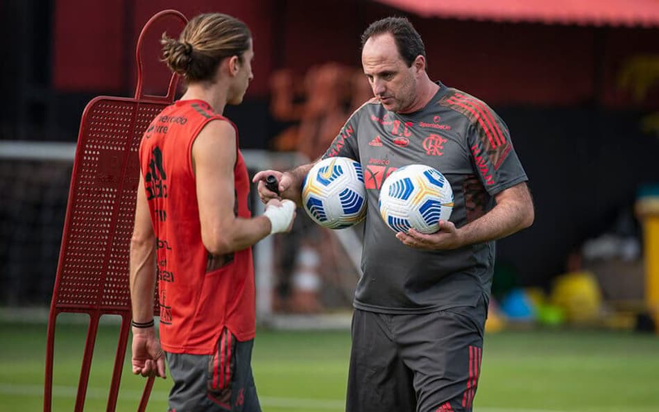 Rogério Ceni e Filipe Luís - Flamengo