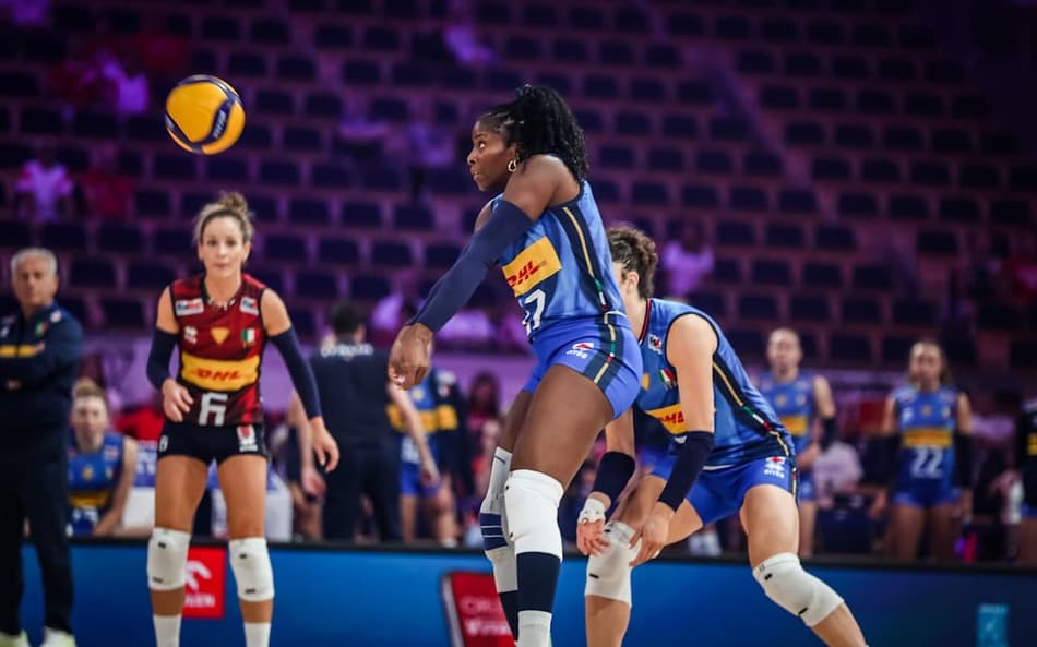 Itália liderou a primeira fase da VNL