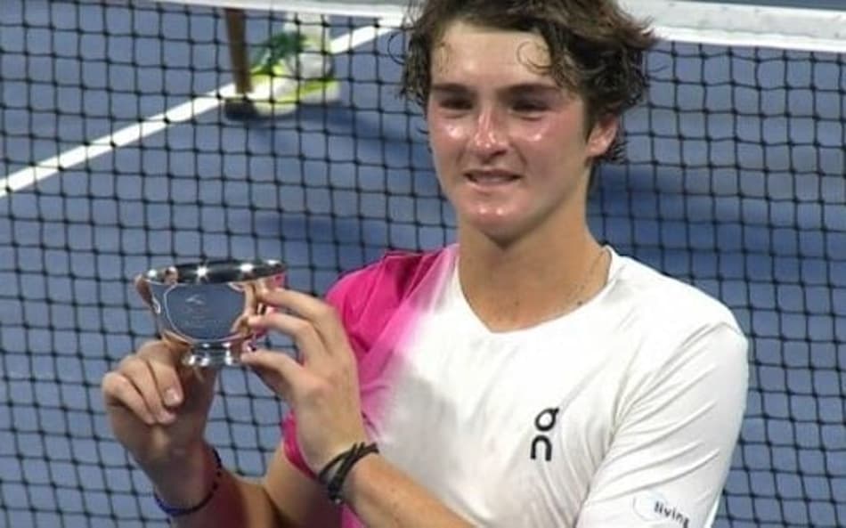 João Fonseca foi campeão juvenil do US Open de 2023
