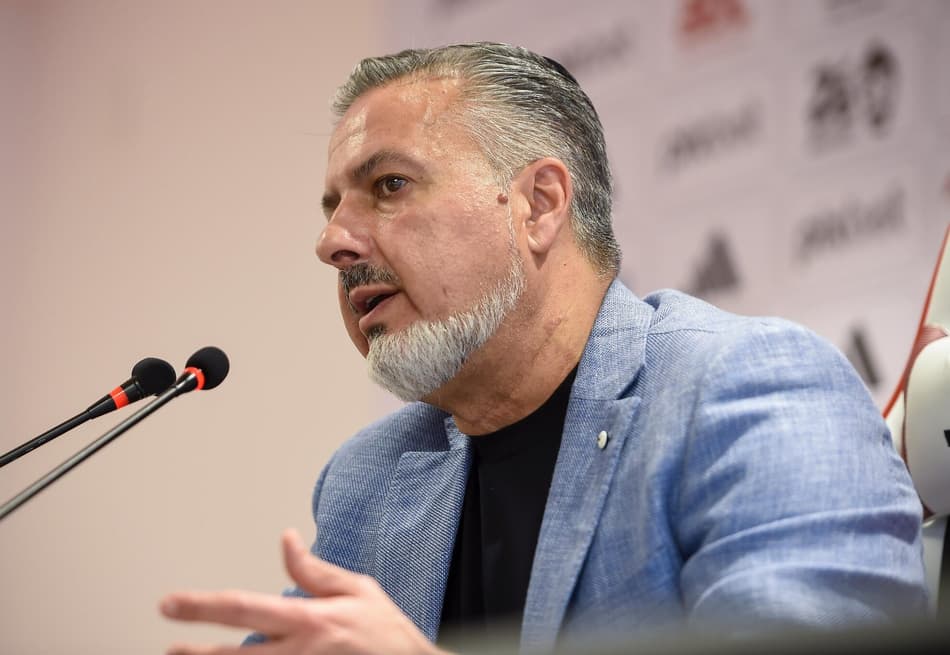 José Boto, diretor técnico do Flamengo, em entrevista coletiva no Ninho do Urubu.