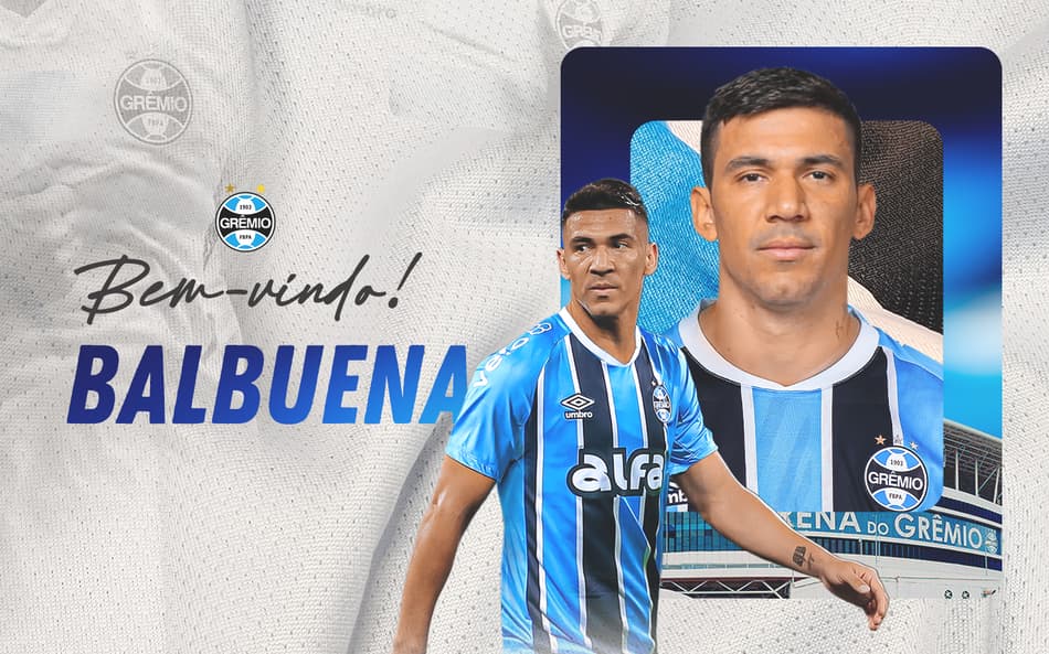 Balbuena é o novo zagueiro gremista (Foto: Divulgação)