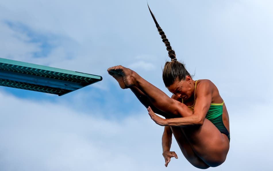 Luana Lira é uma das mais experientes da delegação brasileira (Foto: Abelardo Mendes Jr / Saltos Brasil)