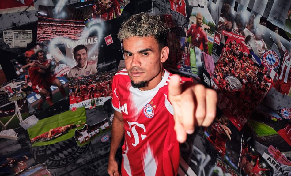 Luis Díaz apresentado no Bayern