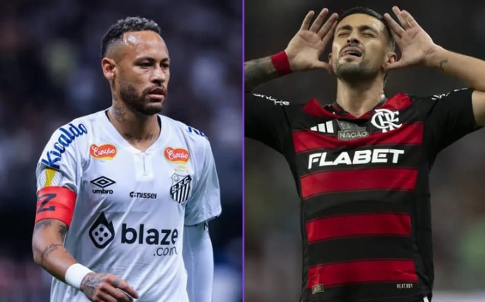 Neymar - Santos / Arrascaeta - Flamengo