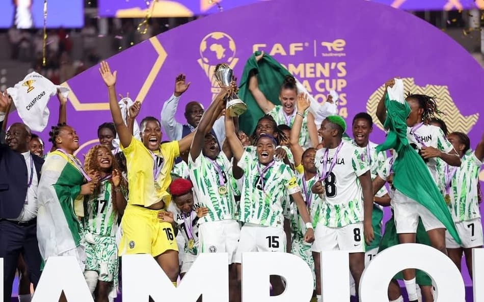 Nigéria conquistou a Copa Africana de Nações Feminina 2025. (Foto: Seleção Nigeriana/Divulgação)