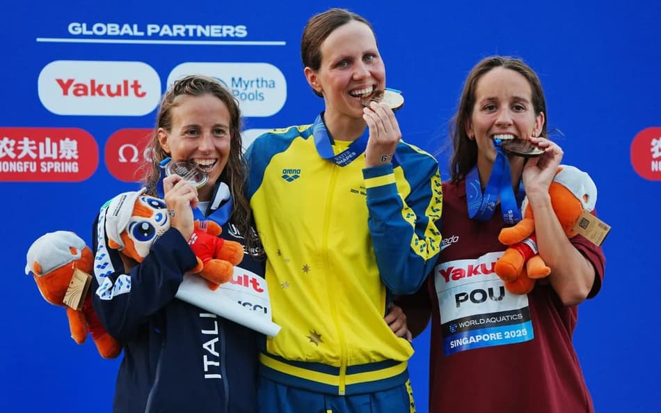 Austrália conquistou ouro inédito no Mundial de Singapura