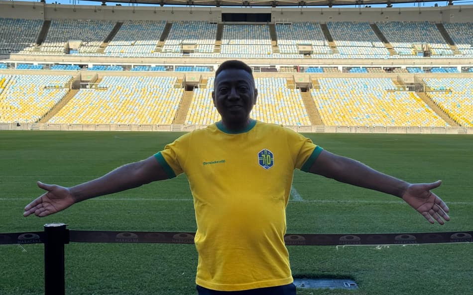 Sósia do Pelé será atração no Maracanã. (Foto: Reprodução)