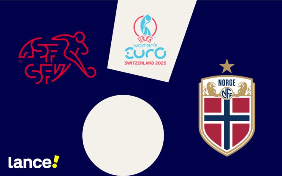 Suíça e Noruega duelam pela Eurocopa Feminina.
