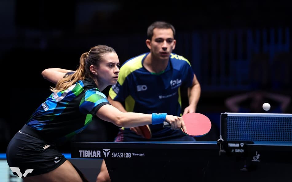 Bruna Takahashi e Hugo Calderano passaram de fase no WTT Star Contender