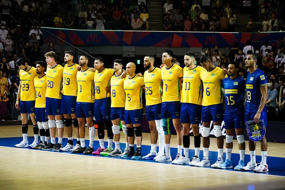 Brasil derrota Argentina pela VNL masculina, na etapa do Japão