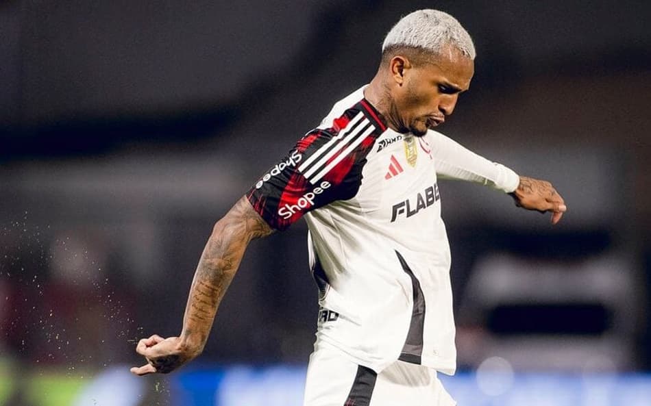 wesley em Flamengo x Bragantino