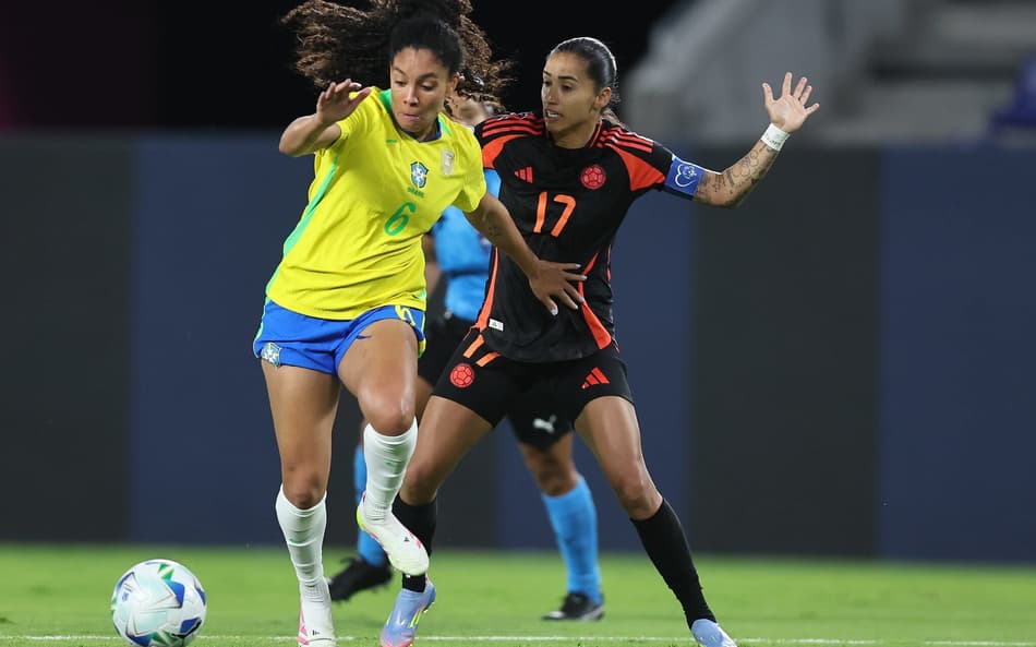 Yasmim jogou 90 minutos em Brasil x Colômbia. (Foto: Lívia Villas Boas / CBF)
