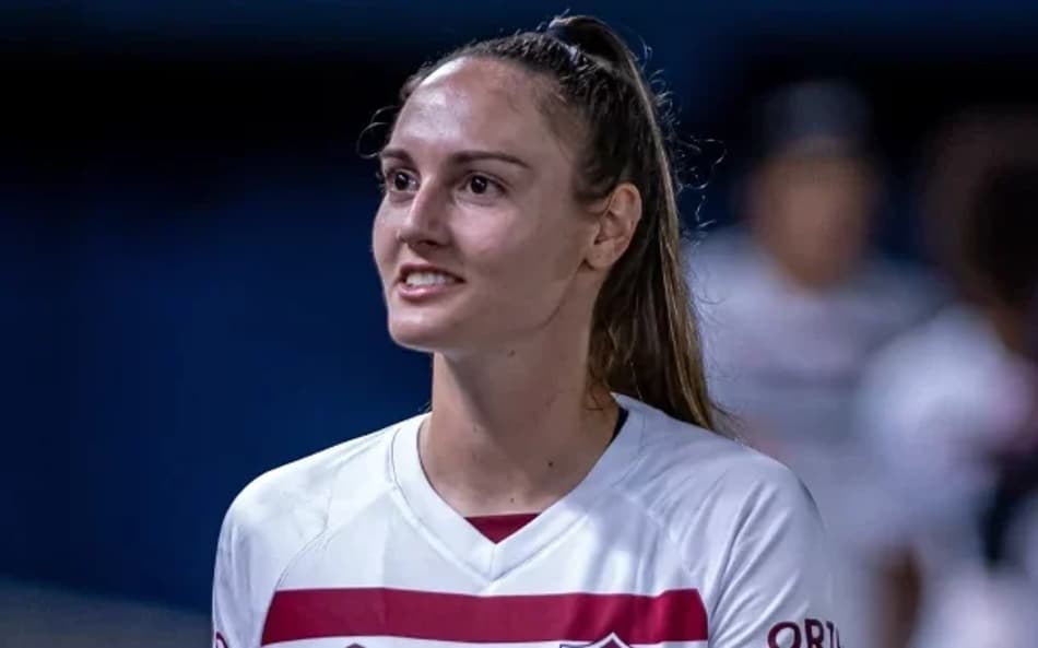 Yasmin Cosmann, zagueira com passagens por Grêmio, Ferroviária e Fluminense. (Foto: Fluminense/Divulgação)