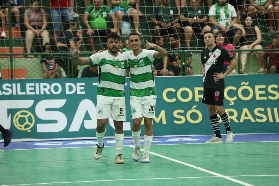 Camisa 9, Marcelo empatou o jogo para o São João do Jaguaribe (Divulgação/@gyldemberg)
