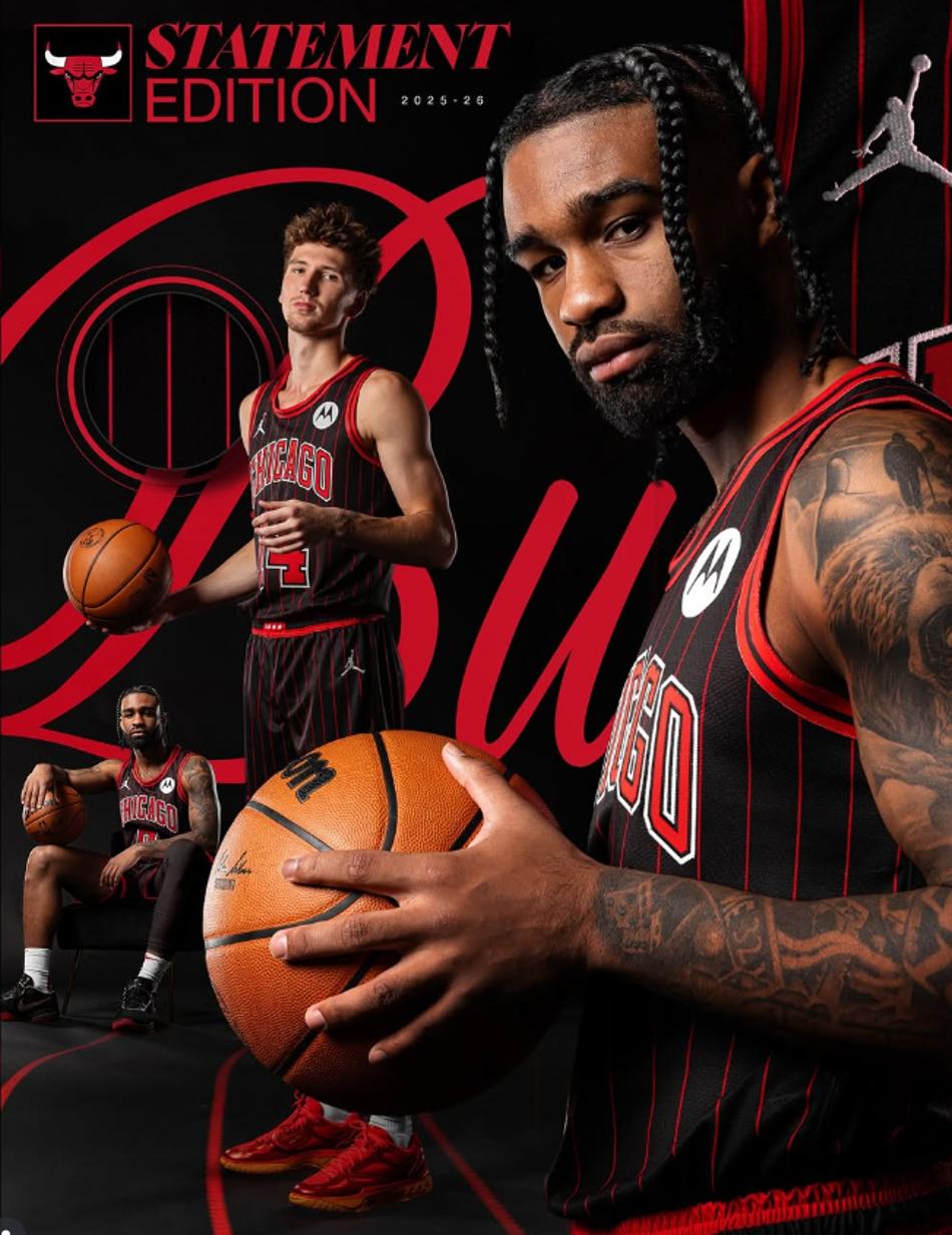Veja imagens da nova camisa do Chicago Bulls