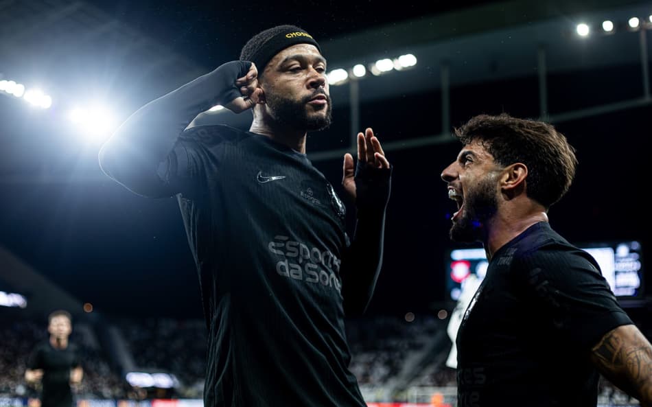 Memphis e Yuri Alberto, destaque do Corinthians (Foto: Rodrigo Coca/ Agência Corinthians)