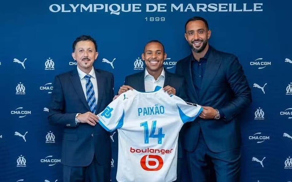 Igor Paixão foi anunciado oficialmente pelo Olympique de Marseille (Foto: Divulgação)