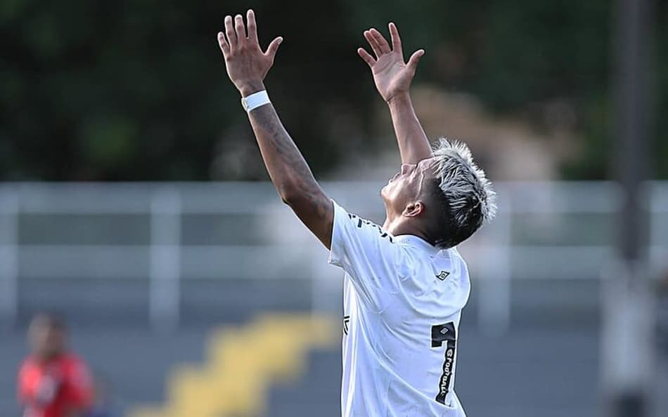 Wesley Patatti é formado nas categorias de base do Santos. (Foto: Pedro Ernesto Guerra Azevedo/Santos FC)