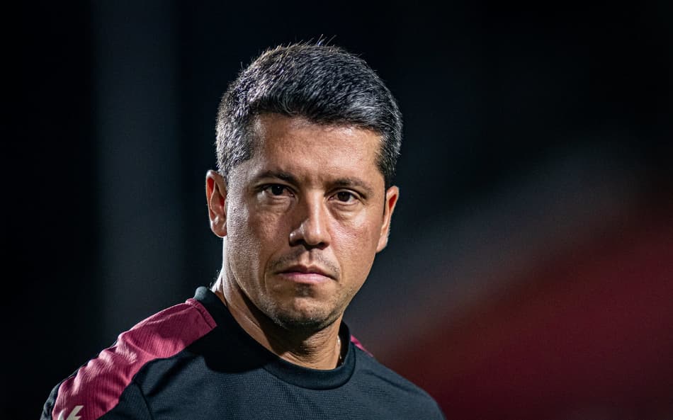 Thiago Carpini antes de jogo pelo Vitória Foto: Victor Ferreira / EC Vitória