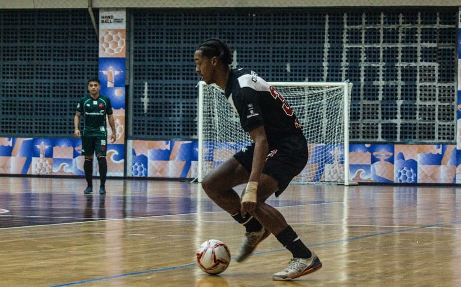 Jogador do Vasco em uma das partidas pelo Brasileiro de Futsal Allan Pereira/Divulgação)