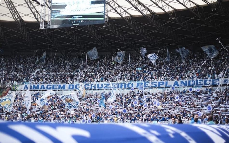Torcida do Cruzeiro no Mineirão (Foto: Gustavo Martins/Cruzeiro)