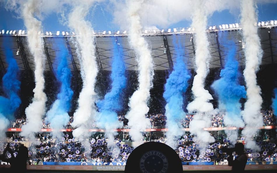 Torcida do Cruzeiro no Mineirão (Foto: Gustavo Martins/Cruzeiro)