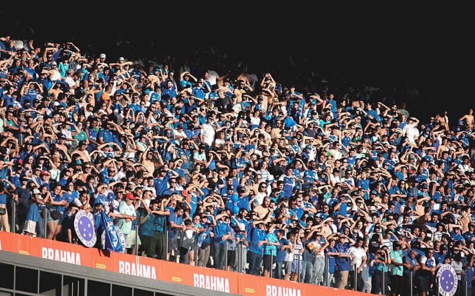 Torcida do Cruzeiro no Mineirão (Foto: Gustavo Martins/Cruzeiro)