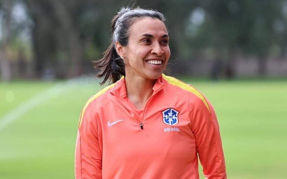 Marta busca o 9º título da Seleção Brasileira feminina na Copa América. (Foto: Lívia Villas Boas/ CBF)