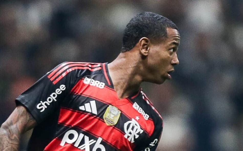Wallace Yan em ação em Atlético-MG x Flamengo