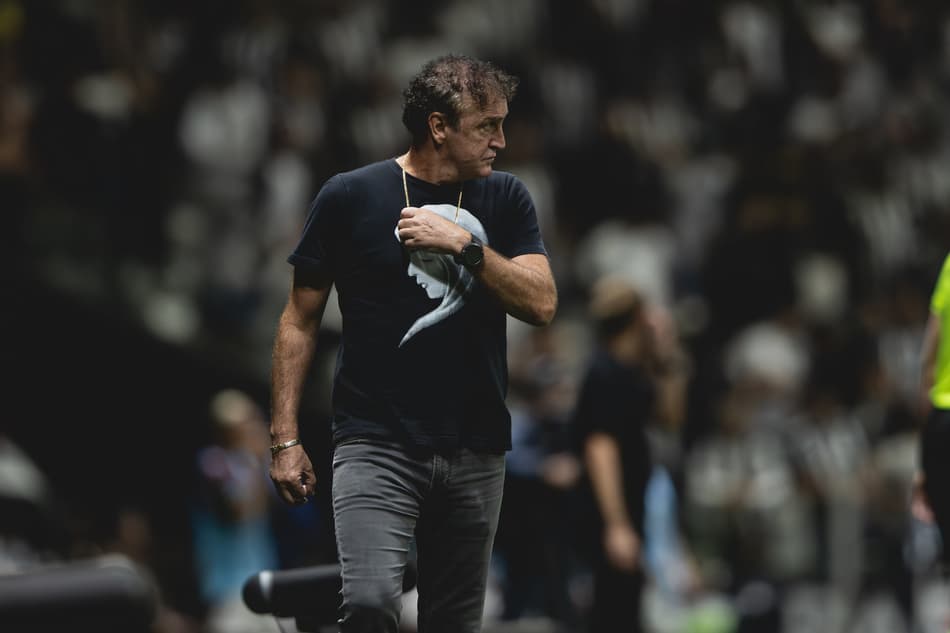 Cuca em classificação do Atlético-MG (Foto: Pedro Souza / Atlético)