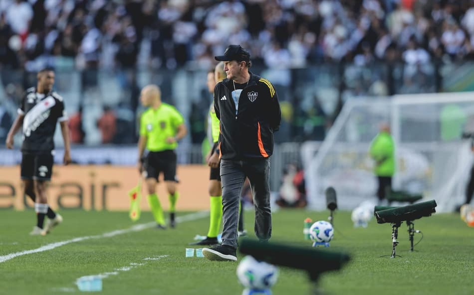 Cuca em jogo entre Vasco x Atlético-MG (Foto: Pedro Souza / Atlético)
