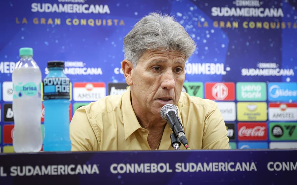 Renato Gaúcho na coletiva após América de Cli x Fluminense (Foto: Marcelo Gonçalves / Fluminense FC)