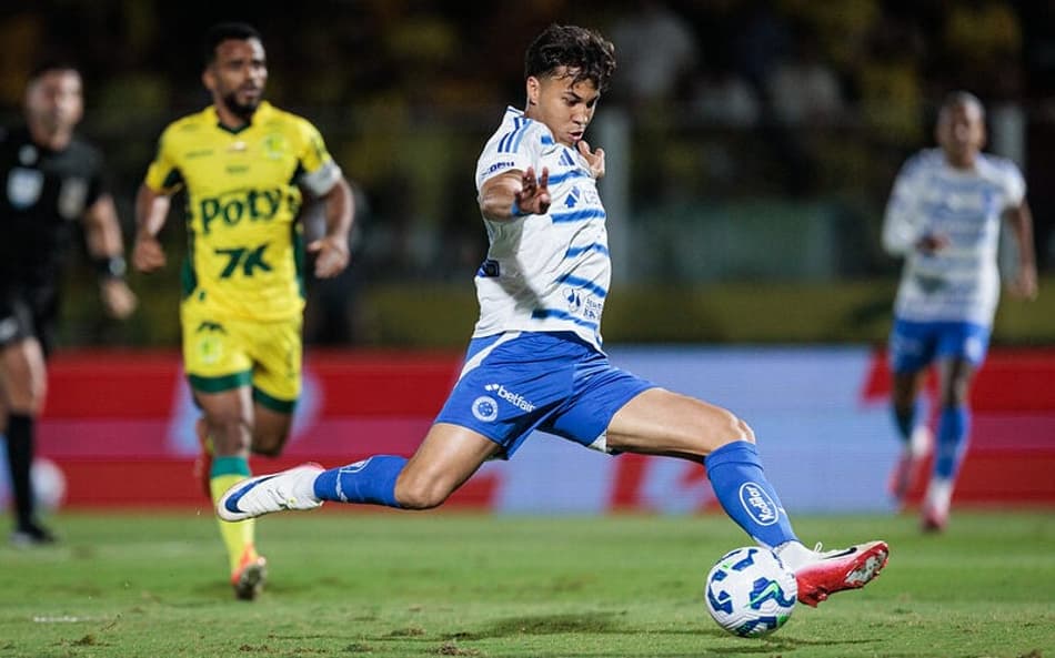 Kaio Jorge marca para o Cruzeiro contra o Mirassol (Foto: Rapha Marques/Cruzeiro)